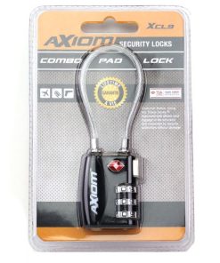 Axiom Combination Cable Lock TSA Approved